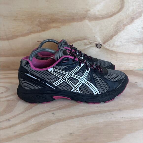 Asics Shoes - Asics - GLS - Running Shoes - Black/Gray - Women's - 8 - T28AQ